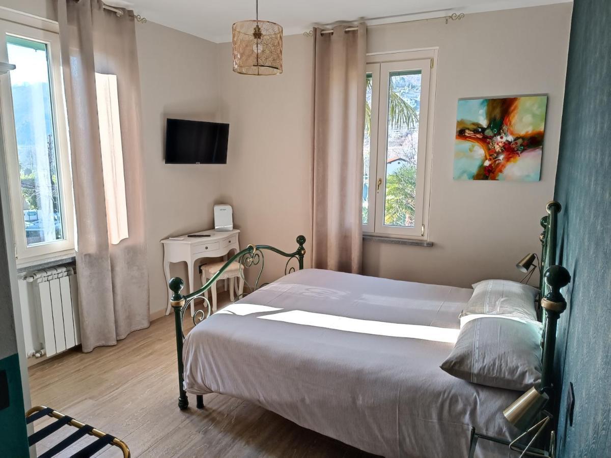 B&B Villa Preziosa Lago Maggiore Lesa Bagian luar foto