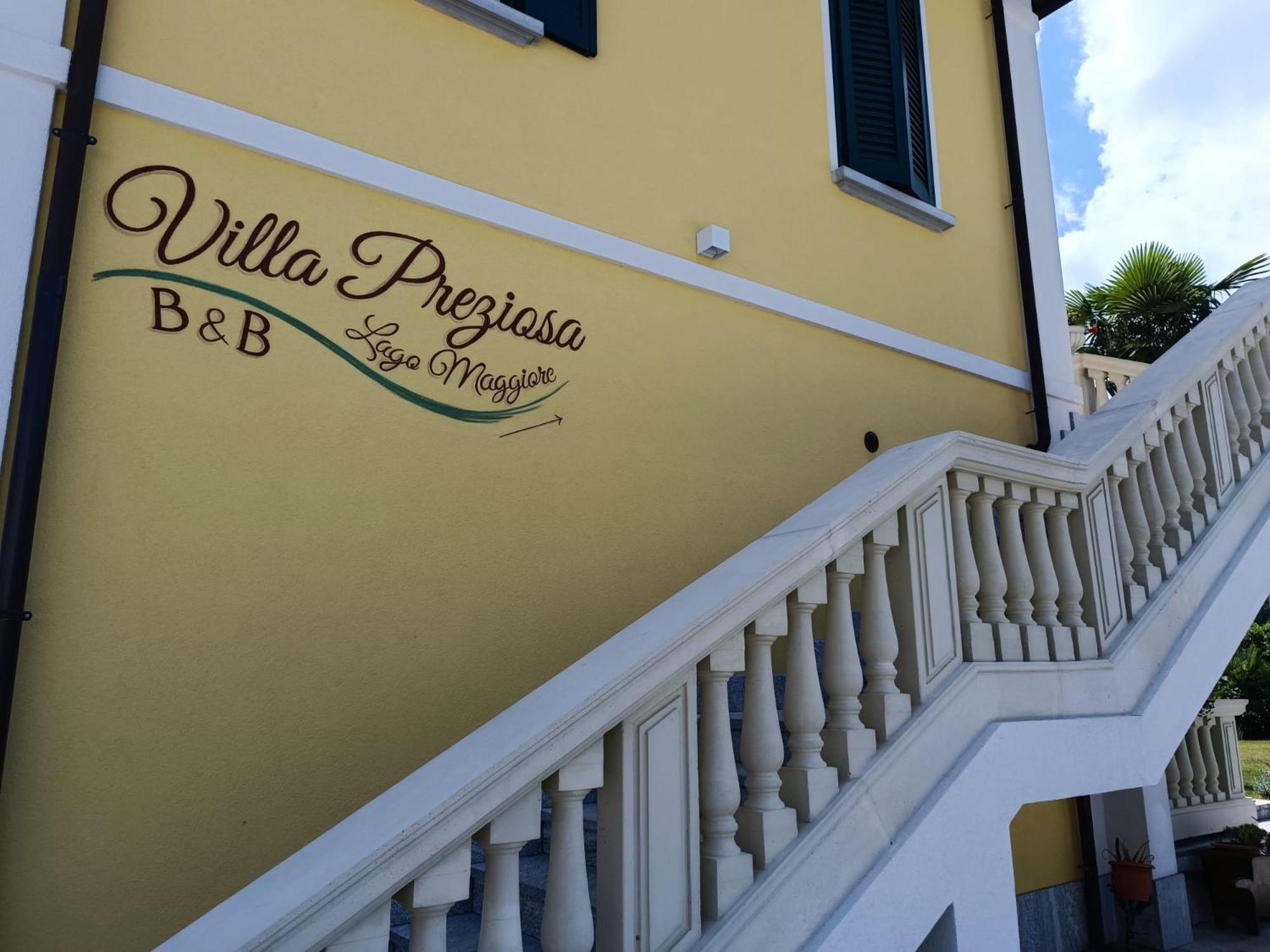 B&B Villa Preziosa Lago Maggiore Lesa Bagian luar foto